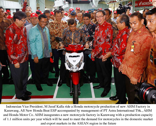 Inaugurates New Factory, AHM Becomes the Biggest Honda’s Motorcycle Manufacturer in the World